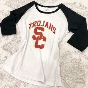 USC baseball tee